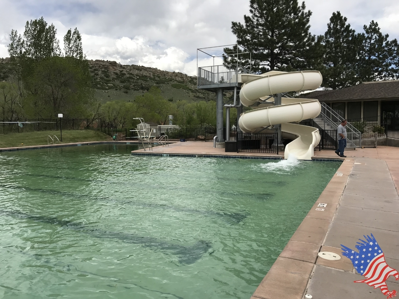 Pool before service by Patriot Pool and Spa